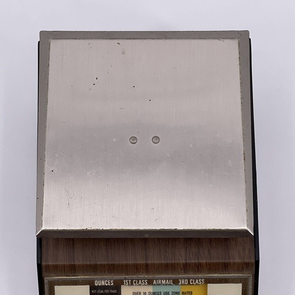 Park Sherman 16oz Postal Scale 1968 Rates Vintage Retro 1st 3rd Class Airmail - Picture 11 of 12